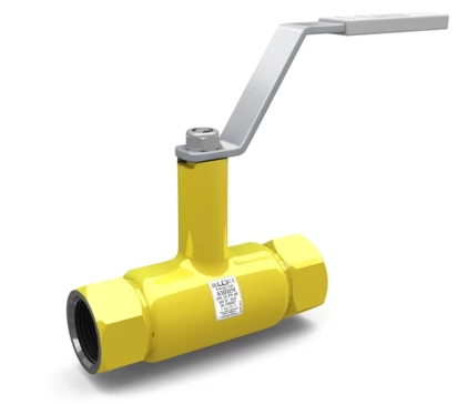 Кран шаровый резьбовой LD КШЦМ Gas 015.040.Н/П.02. стальной ст 20 Ду15 Ру40 МПа в Якутске