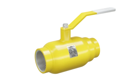 Кран шаровый LD КШЦК Gas 050.040.Н/П.02. (приварка/муфта) стальной ст.20 Ду50 Ру40 МПа в Якутске